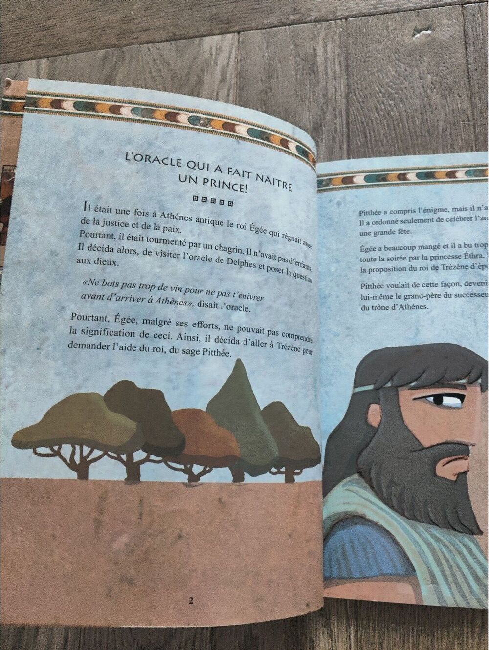 Thésée Mythologie Grecque French Childrens Book Yorgos Sgouros - Picture 2 of 4